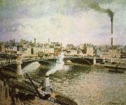 Camille Pissarro Morning,overcast Wather, oil